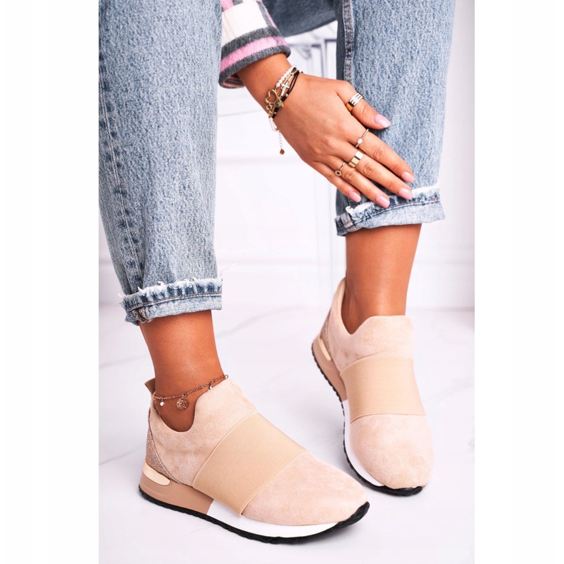 FB2 Női sportcipő Cipők Slip-on Beige Say Something bézs 2