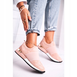 FB2 Női sportcipő Cipők Slip-on Pink Say Something bézs rózsaszín 1