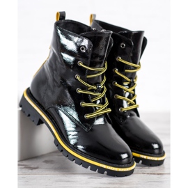 Goodin Lakkozott csapdázók fekete sárga 2 Goodin Lakkozott csapdázók fekete sárga 2