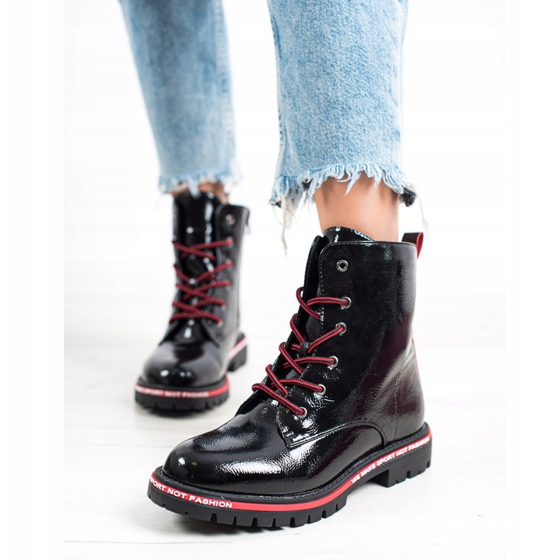 Goodin Lakkozott csapdázók fekete piros 1