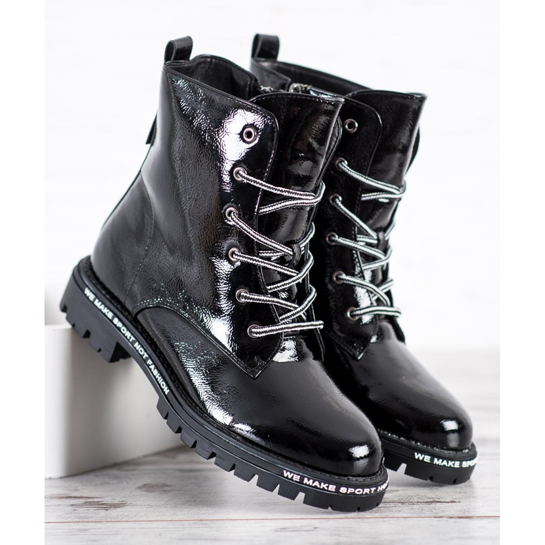 Goodin Lakkozott csapdázók fehér fekete 2