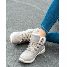 Arrigo Bello Meleg téli csizma bézs szürke 1