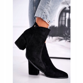 Vinceza Női csizma Meleg Eco Suede Black So Good fekete 2