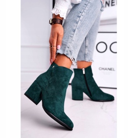 Vinceza Női csizma Meleg Eco Suede Green So Good zöld 1