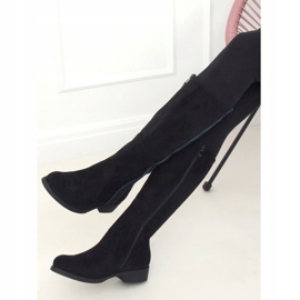 Fekete női lovaglócsizma 7962-PG Black 1