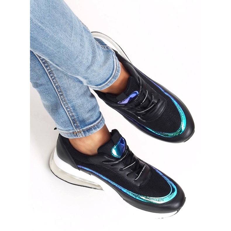 Fekete sportcipő nőknek LL1758 Fekete 1