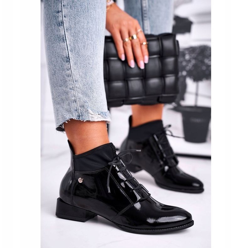 Női csizma Bőr Maciejka fekete 04744-01 1