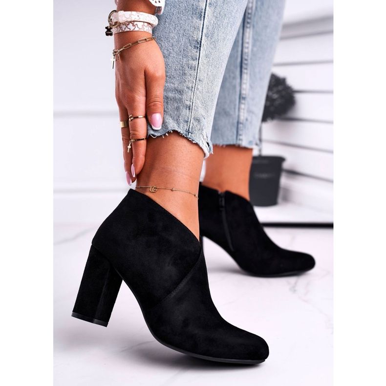 Női csizma magas sarkú Sergio Leone fekete BT498 1