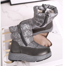 EVE Gyermek gyapjú meleg hócsizma Szürke Cruella 1