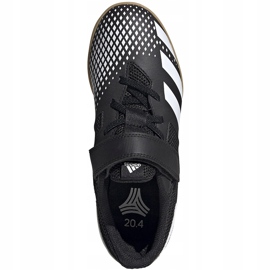 Adidas Predator 20.4 H&amp;L In Sala Jr FW9226 futballcipő fekete fekete 1