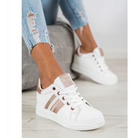 SHELOVET Sportcipő ék fehér 1