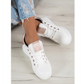 SHELOVET Sportcipő ék fehér 2