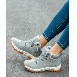 Ax Boxing Kényelmes trekking cipő szürke 1