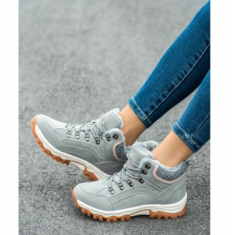 Ax Boxing Kényelmes trekking cipő szürke 1