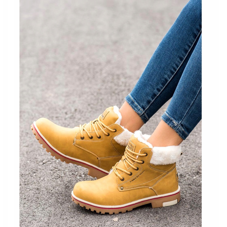 Arrigo Bello Meleg túracipő sárga 1