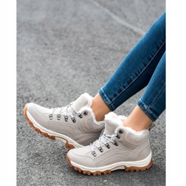 Ax Boxing Kényelmes trekking cipő bézs 1