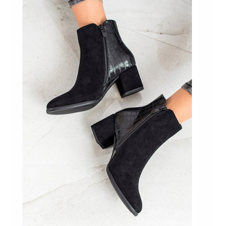 Filippo Kígyónyomott csizmák fekete 1 Filippo Kígyónyomott csizmák fekete 1