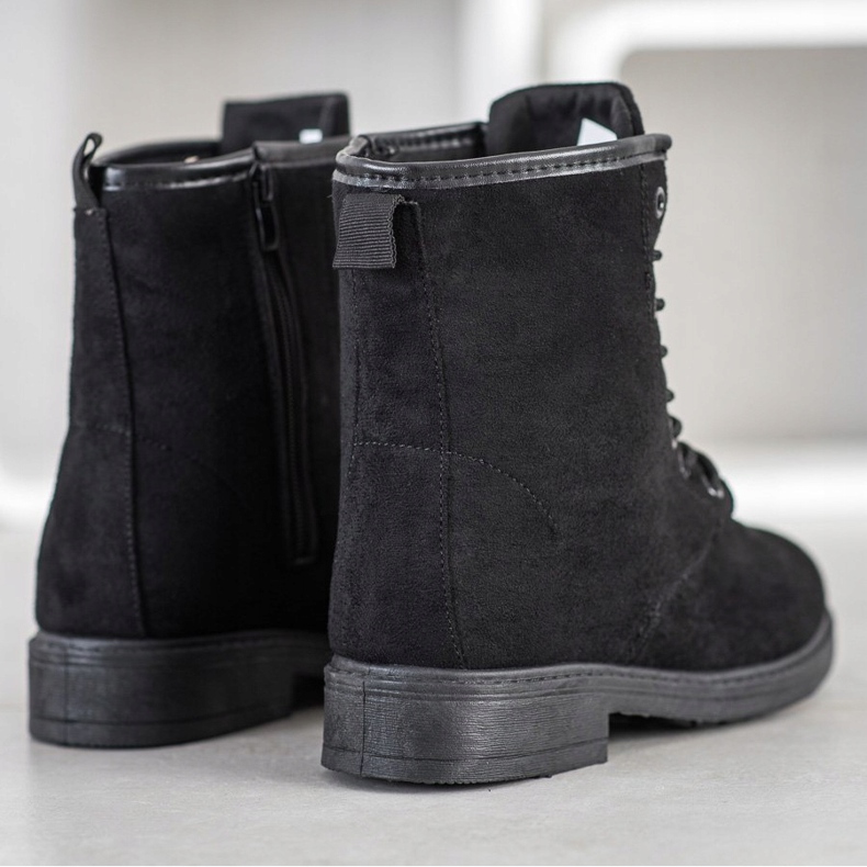 Emaks Suede Trappers fekete 1