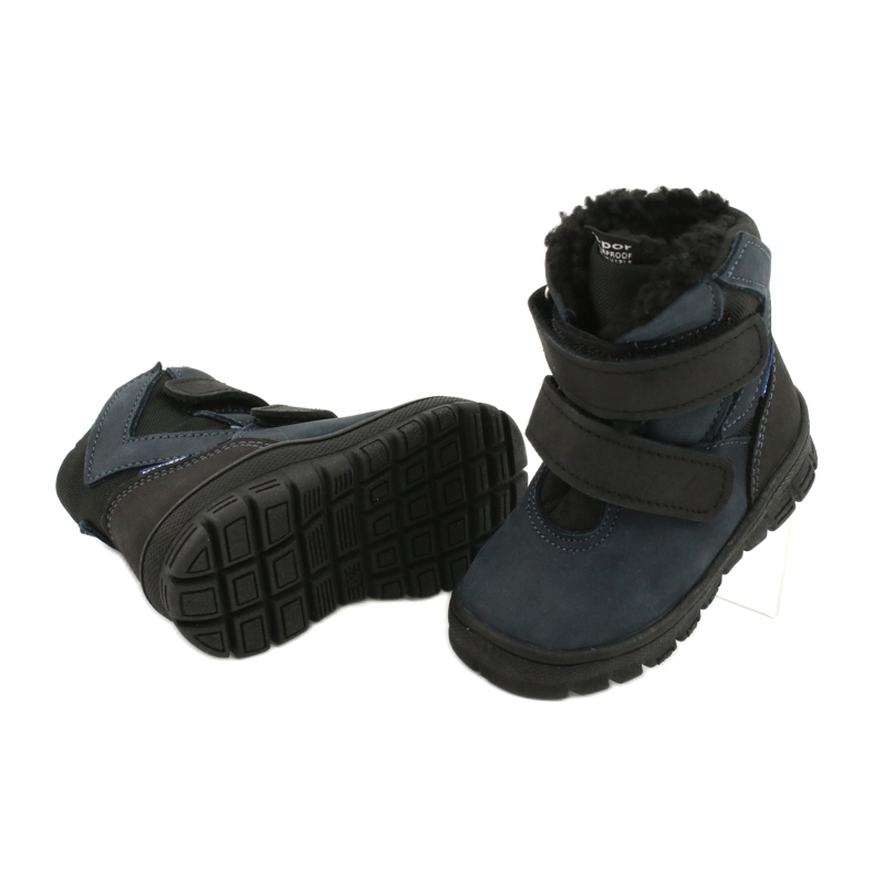 Csizma Mazurek 1351 sötétkék membránnal fekete 3