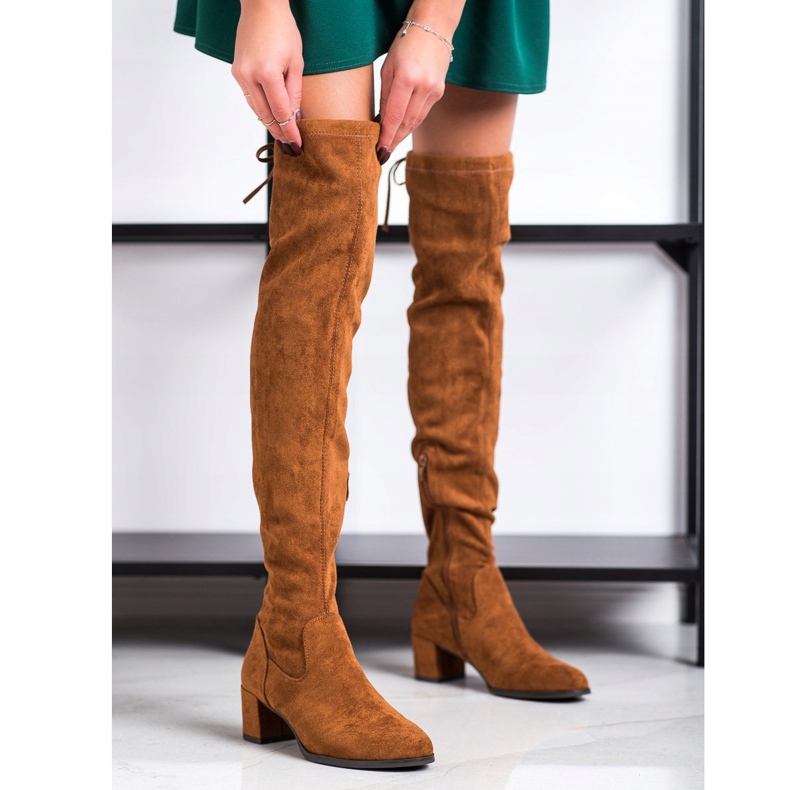 Térdnélküli csizma, Sergio Leone barna 1