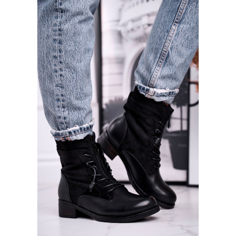 Fekete Medve Női munkáscsizma 1