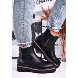 Fekete csizma nőknek Jodhpur csizma, fekete Stiletto 1 Fekete csizma nőknek Jodhpur csizma, fekete Stiletto 1