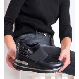 Gogo Csúszós cipők fekete 2 Gogo Csúszós cipők fekete 2