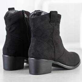 SHELOVET Fekete cowboy csizma 1