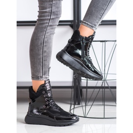 SHELOVET Sportcsizma szigeteléssel fekete 1