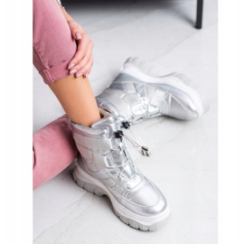 SHELOVET Melegítő ezüst hócsizma 2