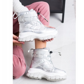 SHELOVET Melegítő ezüst hócsizma 1