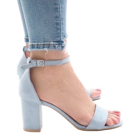 Kék 5102 sarkú szandál 1