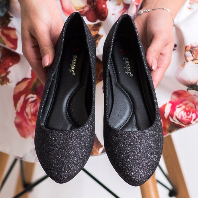 Seastar Csillogó balerinák fekete ezüst 1