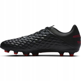 Nike Tiempo Legend 8 Club FG / MG M AT6107 060 futballcipő fekete, piros, fekete / ezüstös fekete 2