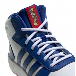 Adidas Hoops Mid 2.0 Jr FW3167 cipő fehér kék 2