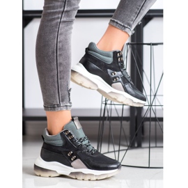 SHELOVET Fekete divat cipők sokszínű 2