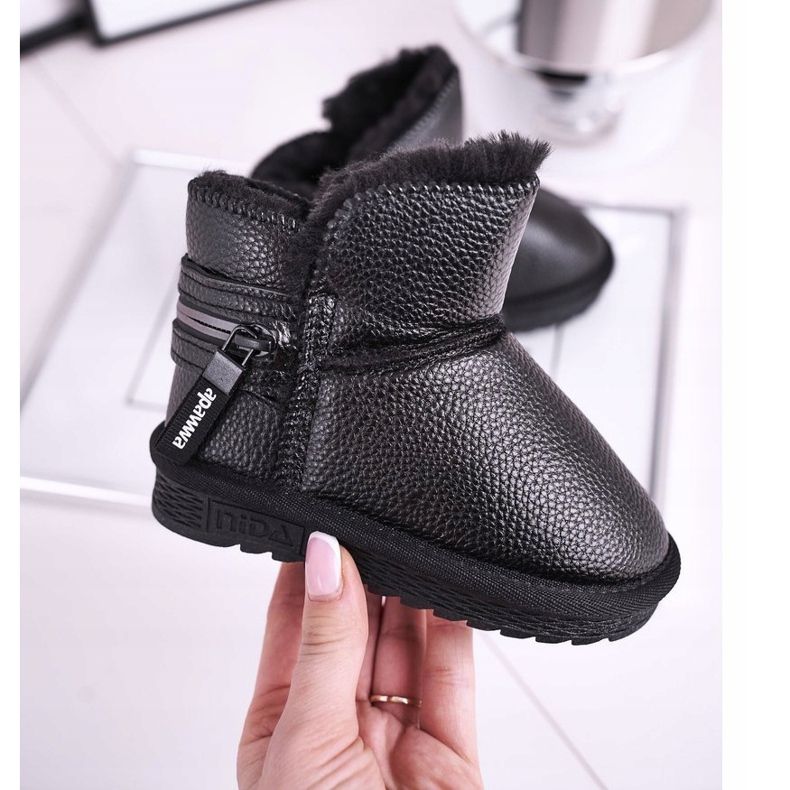 Apawwa Gyermek fekete meleg hócsizma Hagyja havazni 2 Apawwa Gyermek fekete meleg hócsizma Hagyja havazni 2