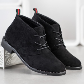 SHELOVET Black brogues fekete 2