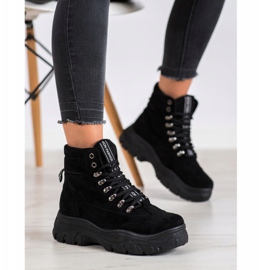 SHELOVET Fekete divatcsapdák 1