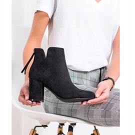 Queentina Divatos csizma a poszton fekete 2