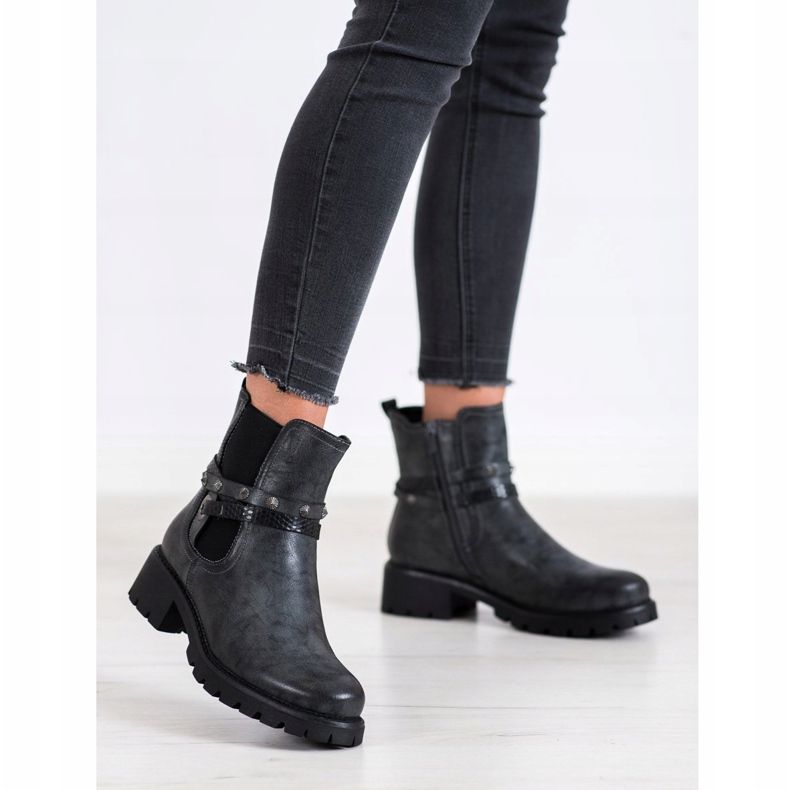 Super Me Öko bőr dolgozók fekete 1