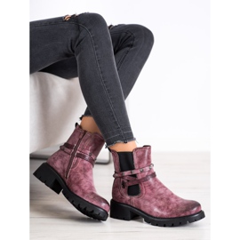 Super Me Öko bőr dolgozók rózsaszín 2