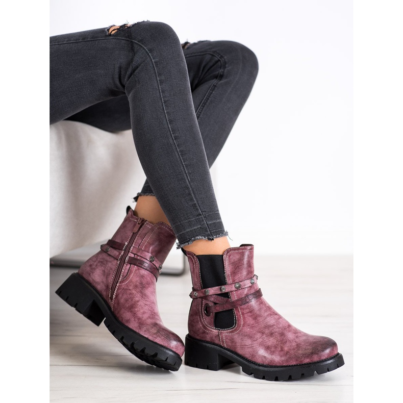 Super Me Öko bőr dolgozók rózsaszín 2