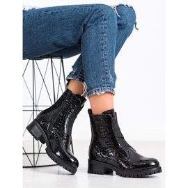 Super Me Workery Snake Print fekete 2