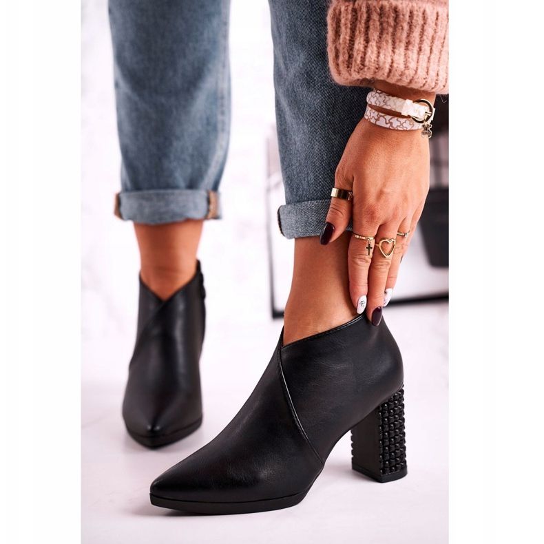 Női csizma a poszton Sergio Leone fekete BT497 1