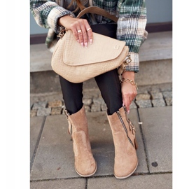 MSMG Női csizma sarkán Velúr Bézs Anabelle 1 MSMG Női csizma sarkán Velúr Bézs Anabelle 1