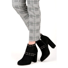 Seastar Velúr bokacsizma a postán fekete 2