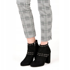 Seastar Velúr bokacsizma a postán fekete 1