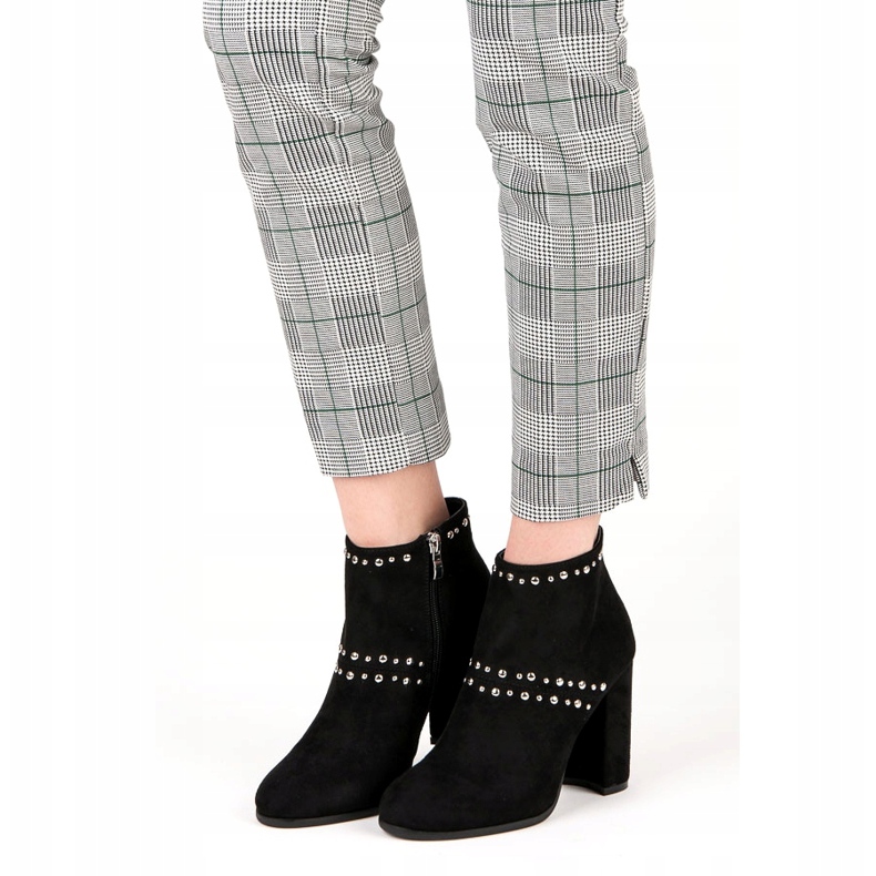 Seastar Velúr bokacsizma a postán fekete 1