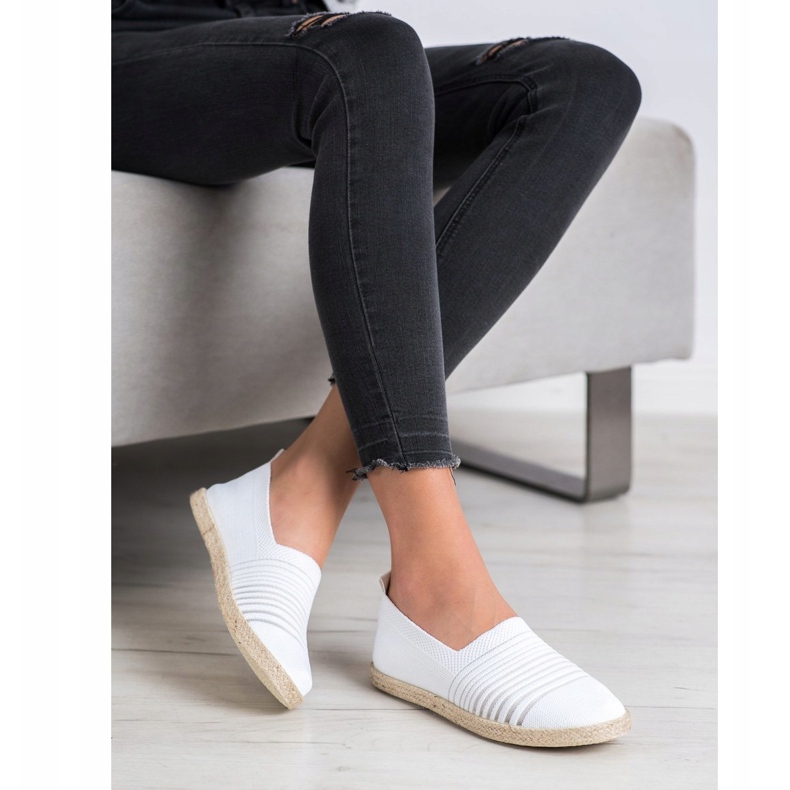 MCKEYLOR Slipony Espadrilles fehér 1